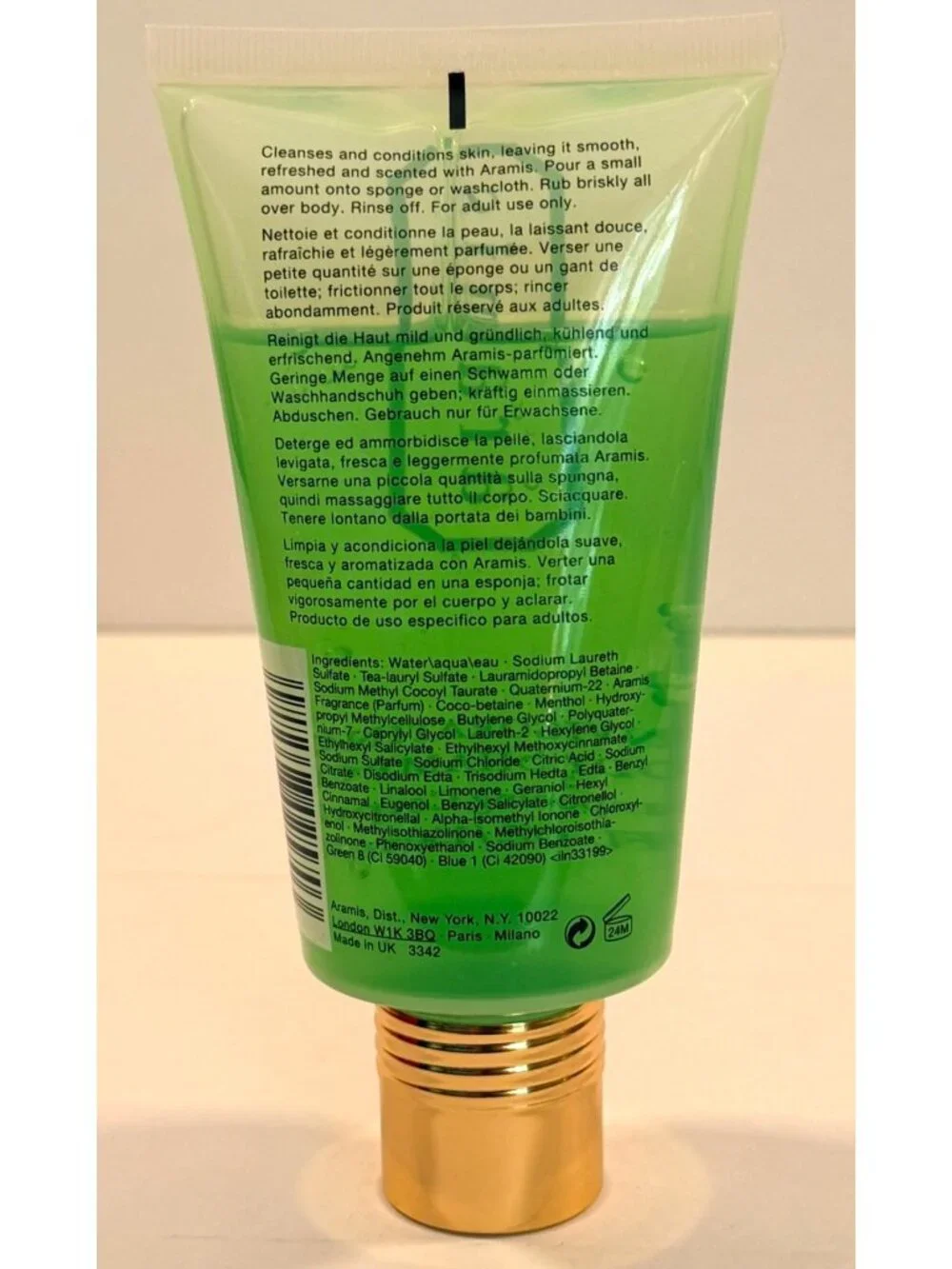 Vintage Aramis Invigorating Body Shampoo New 5.1oz